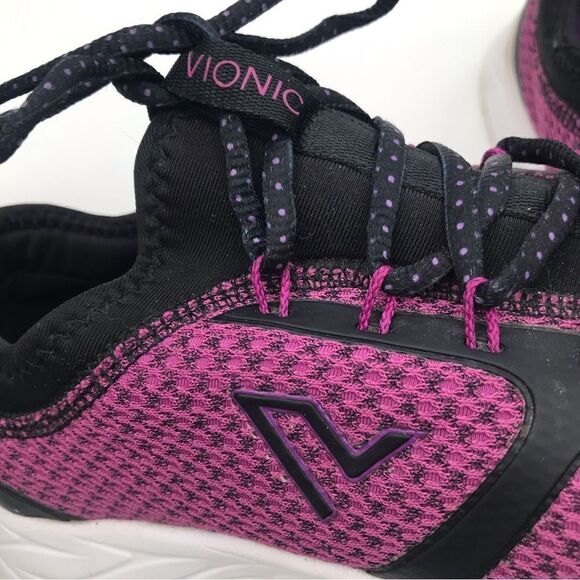 Vionic Purple BrIsk ALMA Support Comfort Sneakers - Picture 12 of 13
